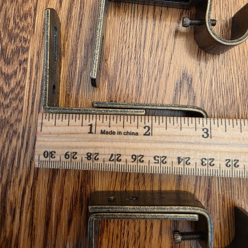 Set of 3 Antique Brass Adjustable 2